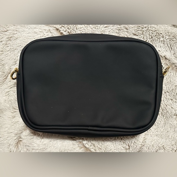 Versace Parfums Black and Gold Pouch Vanity Bag Gold Medusa Front Logo - Picture 3 of 16